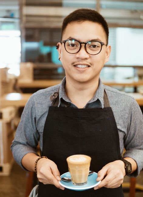 Tomáš Dvořák, hlavní barista